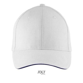 Casquette buffalo blanc/french M - Sol's