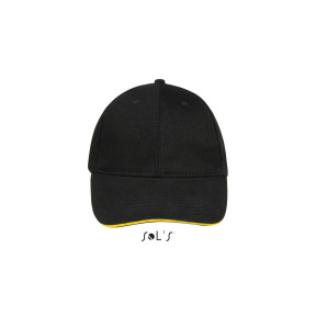 Buffalo Cap Schwarz/Gelb - Sol's