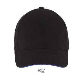 Casquette buffalo noir/royal - Sol's