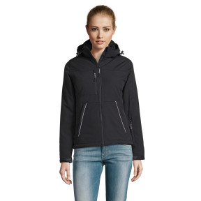 Parka softshell damska rock czarna - Sol's