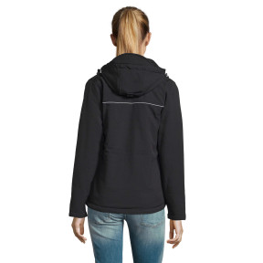 Damen Softshell-Parka Rock schwarz - Sol's