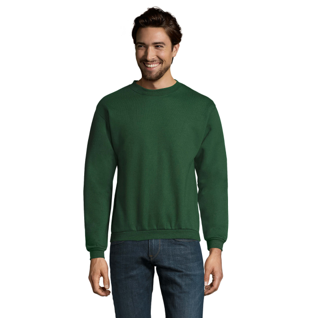 SWEAT-SHIRT SPIDER VERT BOUTEILLE - SOL'S