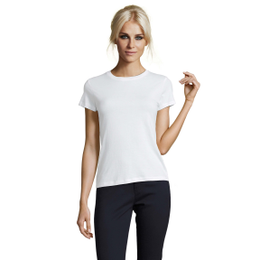 TEE-SHIRT FEMME REGENT WOMEN BLANC - SOL'S