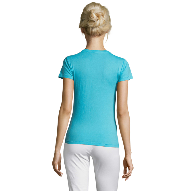T-SHIRT DAMES REGENT WOMEN BLAUW ATOLL - SOL'S