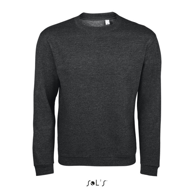 SWEAT-SHIRT SPIDER ANTHRACITE CHINÉ - SOL'S