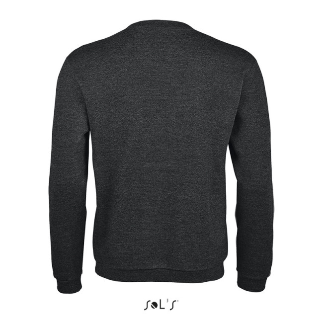 SWEATSHIRT SPIDER ANTRACIET GEMÊLEERD - SOL'S