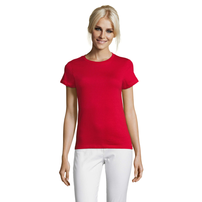 DAMES T-SHIRT REGENT WOMEN ROOD - SOL'S