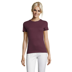 TEE-SHIRT FEMME REGENT WOMEN BORDEAUX - SOL'S
