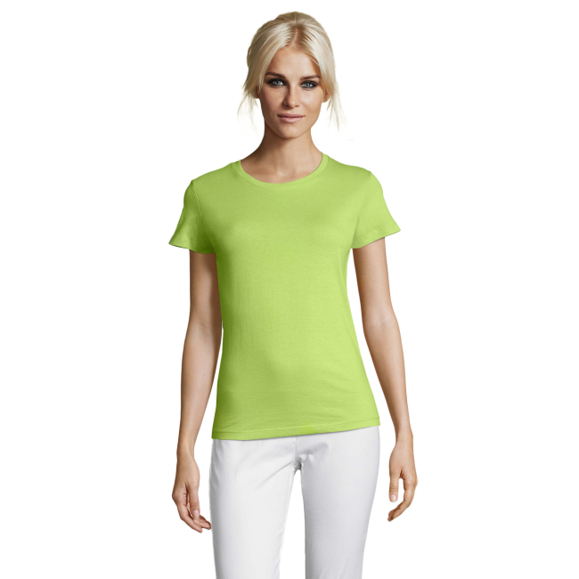 DAMES T-SHIRT REGENT WOMEN APPELGROEN - SOL'S