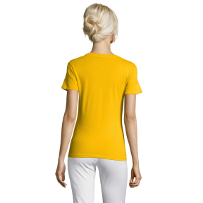 TEE-SHIRT FEMME REGENT WOMEN JAUNE - SOL'S