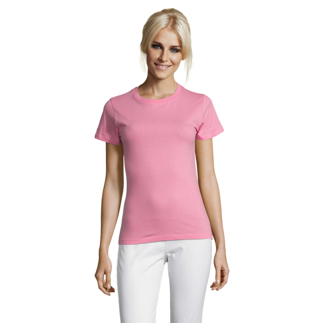 TEE-SHIRT FEMME REGENT WOMEN ROSE ORCHIDÉE - SOL'S