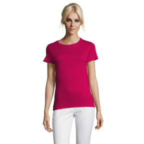 DAMES T-SHIRT REGENT WOMEN FUCHSIA - SOL'S