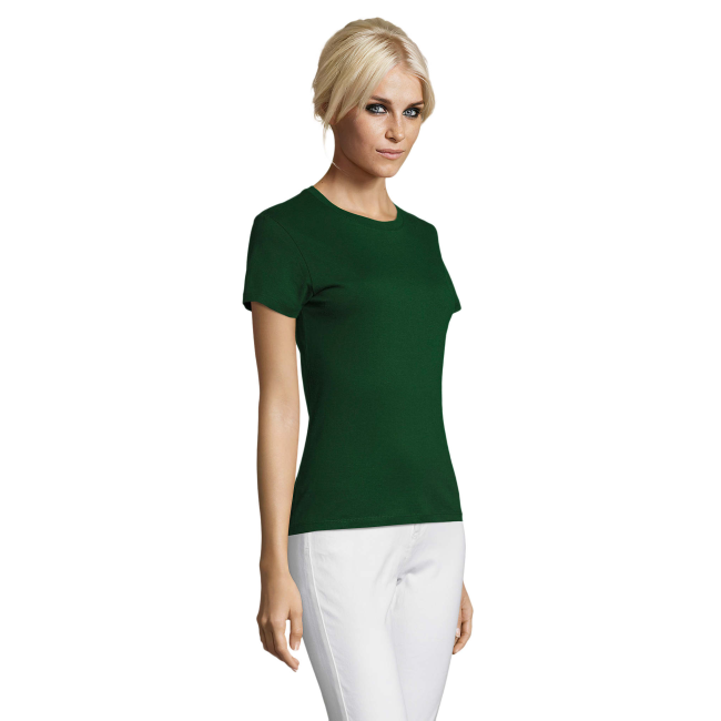 TEE-SHIRT FEMME REGENT WOMEN VERT BOUTEILLE - SOL'S