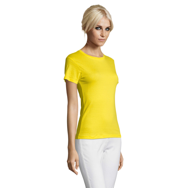 DAMEN T-SHIRT REGENT WOMEN ZITRONENGELB - SOL'S