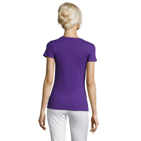 DAMEN T-SHIRT REGENT WOMEN DUNKELVIOLETT - SOL'S