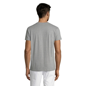 T-SHIRT REGENT GRIJS GEMÊLEERD - SOL'S