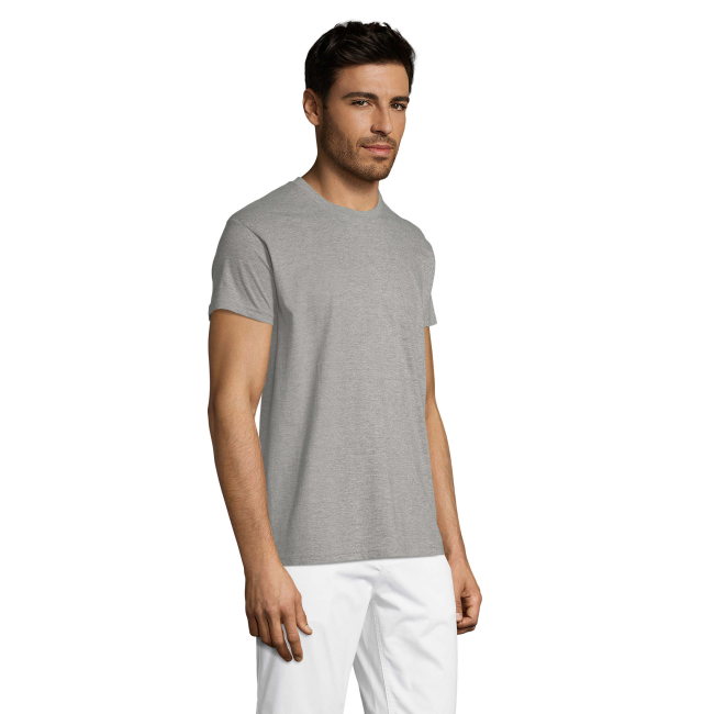 T-SHIRT REGENT GRAU MELIERT - SOL'S