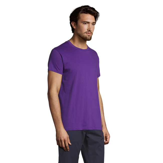 T-SHIRT REGENT DONKERPAARS - SOL'S