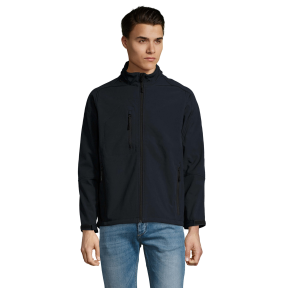 SOFTSHELL-JACKE RELAX ABYSSBLAU - SOL'S