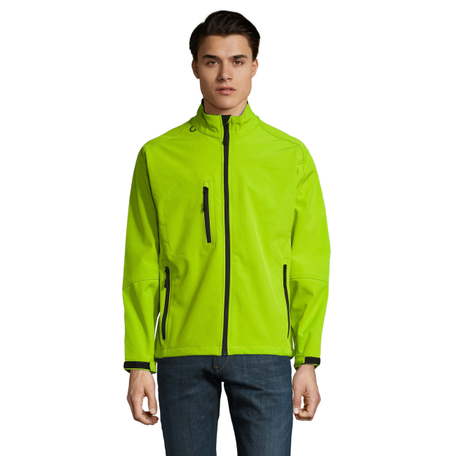 SOFTSHELL-JACKE RELAX ABSINTHGRÜN - SOL'S