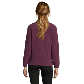 VESTE MICROPOLAIRE ZIPÉE FEMME NORTH WOMEN BORDEAUX - SOL'S