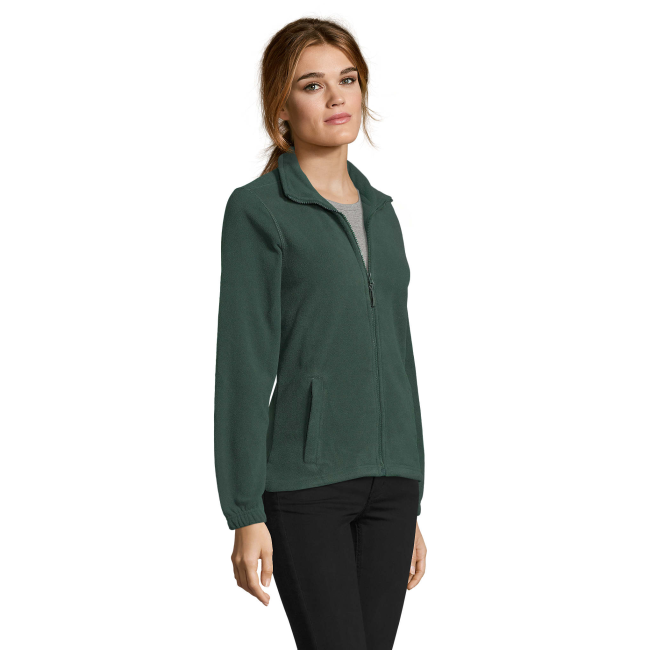DAMES MICROFLEECE JAS MET RITS NORTH WOMEN DENNEGROEN - SOL'S