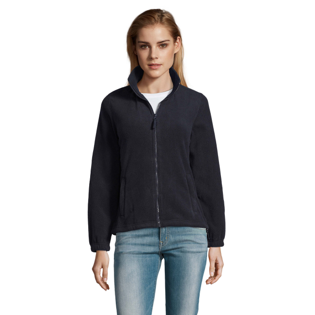 VESTE MICROPOLAIRE ZIPÉE FEMME NORTH WOMEN MARINE - SOL'S