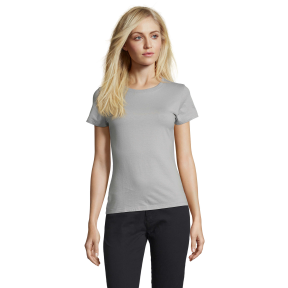 TEE-SHIRT FEMME REGENT WOMEN GRIS PUR - SOL'S