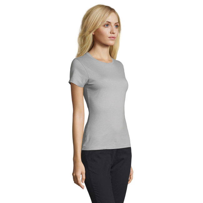 TEE-SHIRT FEMME REGENT WOMEN GRIS PUR - SOL'S