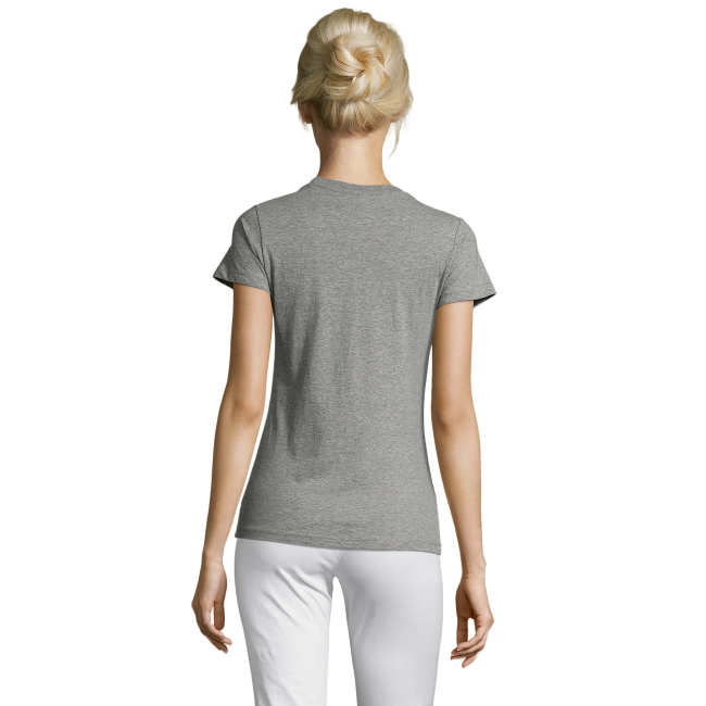 DAMEN T-SHIRT REGENT WOMEN GRAU MELIERT - SOL'S