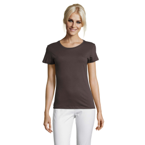 TEE-SHIRT FEMME REGENT WOMEN GRIS FONCE - SOL'S
