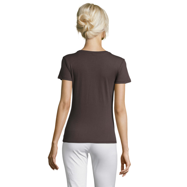 DAMEN T-SHIRT REGENT WOMEN DUNKELGRAU - SOL'S