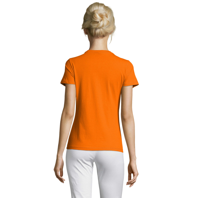 DAMES T-SHIRT REGENT WOMEN ORANJE - SOL'S
