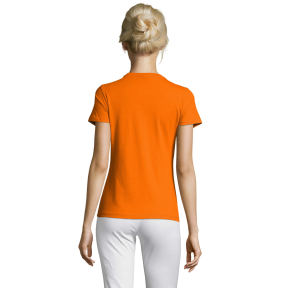 DAMES T-SHIRT REGENT WOMEN ORANJE - SOL'S