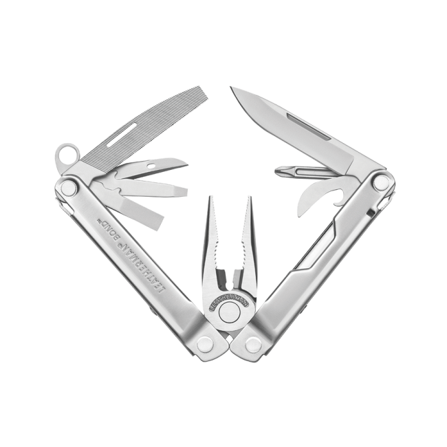 Obcęgi wielofunkcyjne 14 narzędzi Bond szary z etui - Leatherman