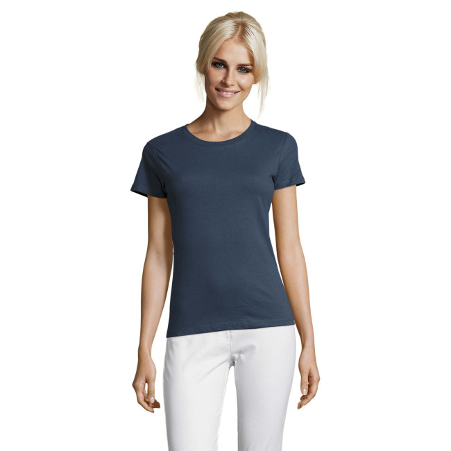 Dames t-shirt regent denim - Sol's