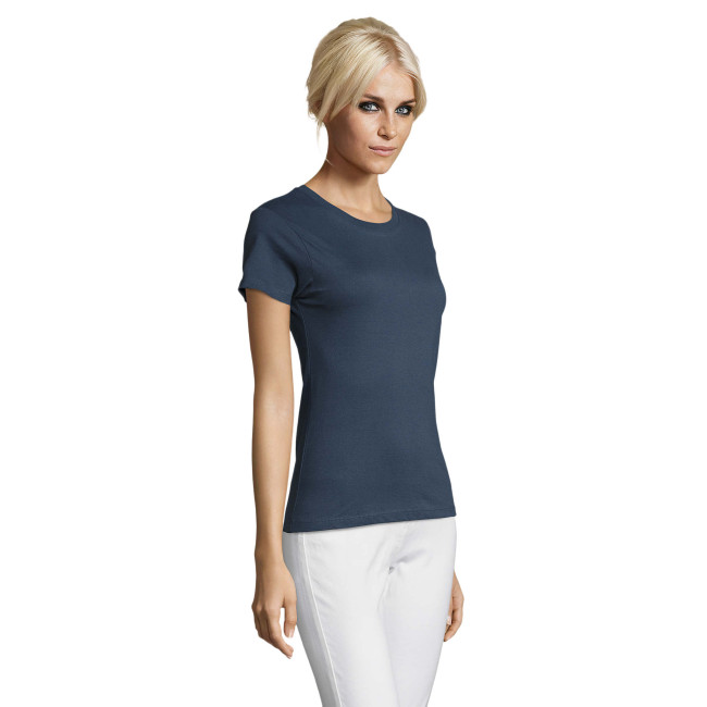 Dames t-shirt regent denim - Sol's
