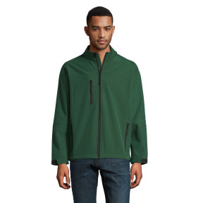 VESTE SOFTSHELL RELAX VERT BOUTEILLE - SOL'S