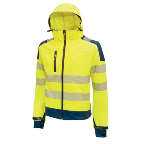 Veste Softshell haute visibilité MIKY Jaune Fluo - U Power