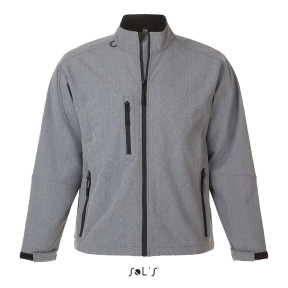 VESTE SOFTSHELL RELAX GRIS CHINÉ - SOL'S