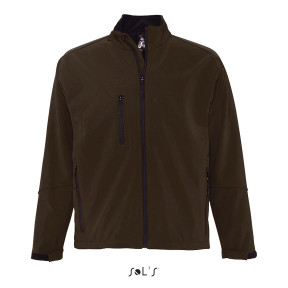 Kurtka softshell Relax Ciemna czekolada - Sol's