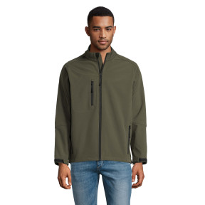Veste softshell Relax Vert army - Sol's