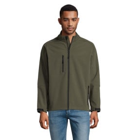 Veste softshell Relax Vert army - Sol's