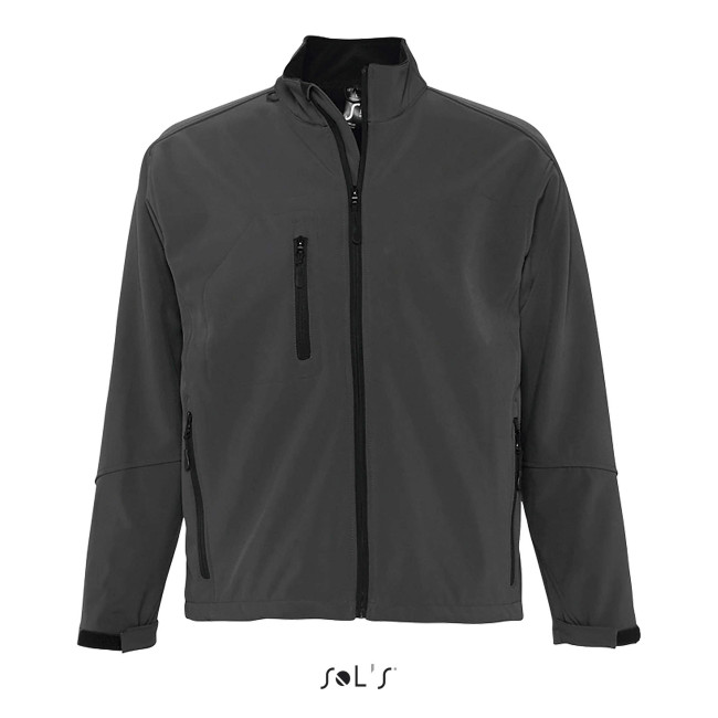 Softshell-Jacke Relax Anthrazit - Sol's