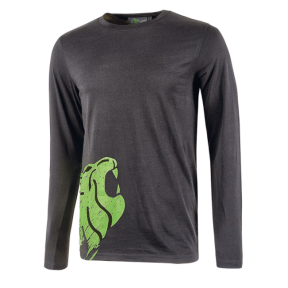 T-shirt lange mouwen Alien grijs - U Power
