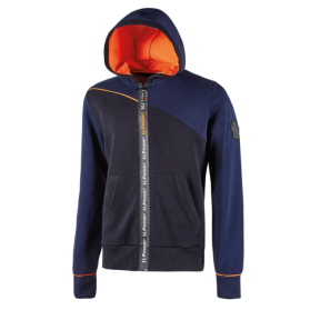 Hoodie met rits Jupiter marine - U Power