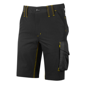 Short de travail MERCURY Black Carbon - U Power