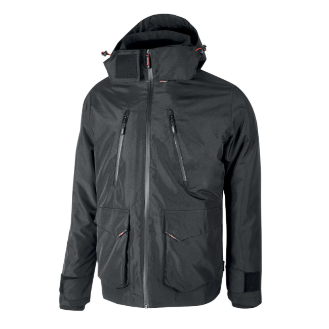 Parka de travail anti-pluie Forex Gris - U-Power