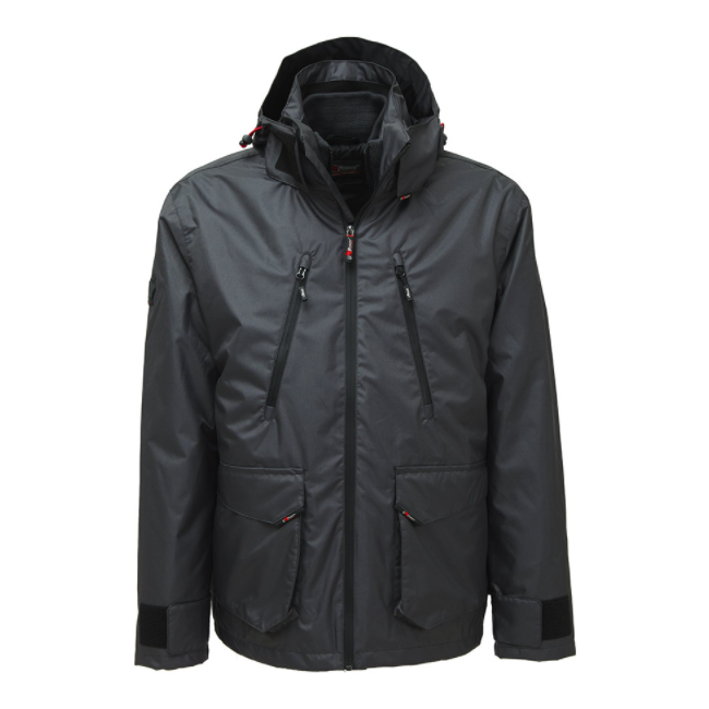 Parka de travail anti-pluie Forex Gris - U-Power