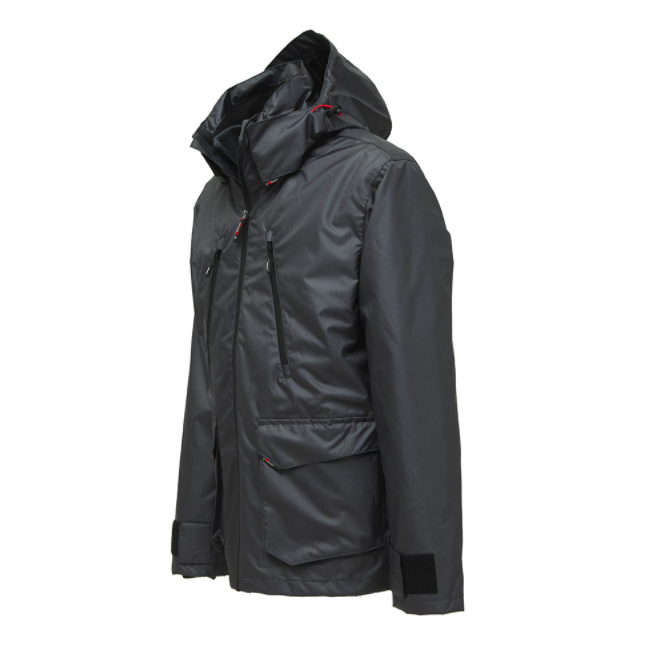 Parka de travail anti-pluie Forex Gris - U-Power